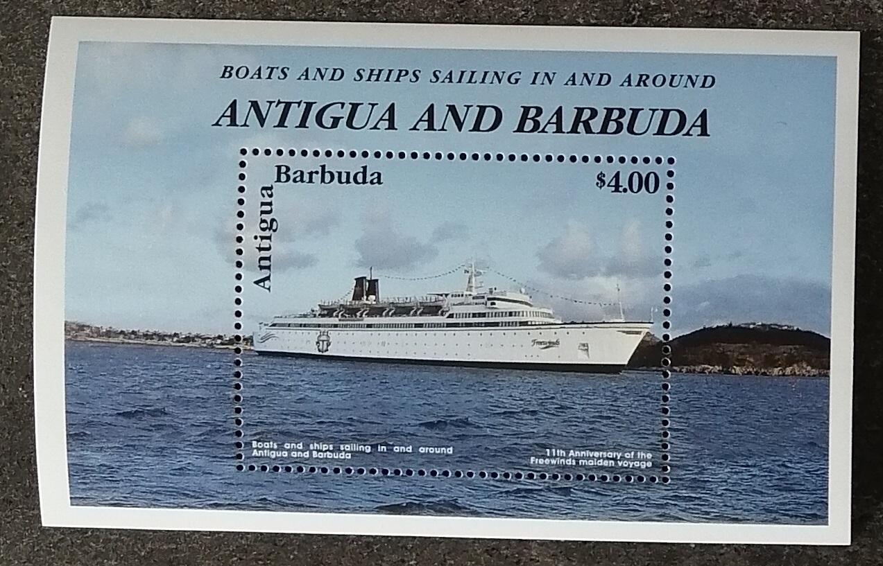 Antigua & Barbuda 1999 Bl.438 3,5€ Lodě a lodní doprava, Moře