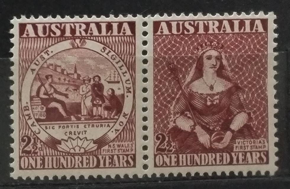 Austrálie 1950 Století národní známky