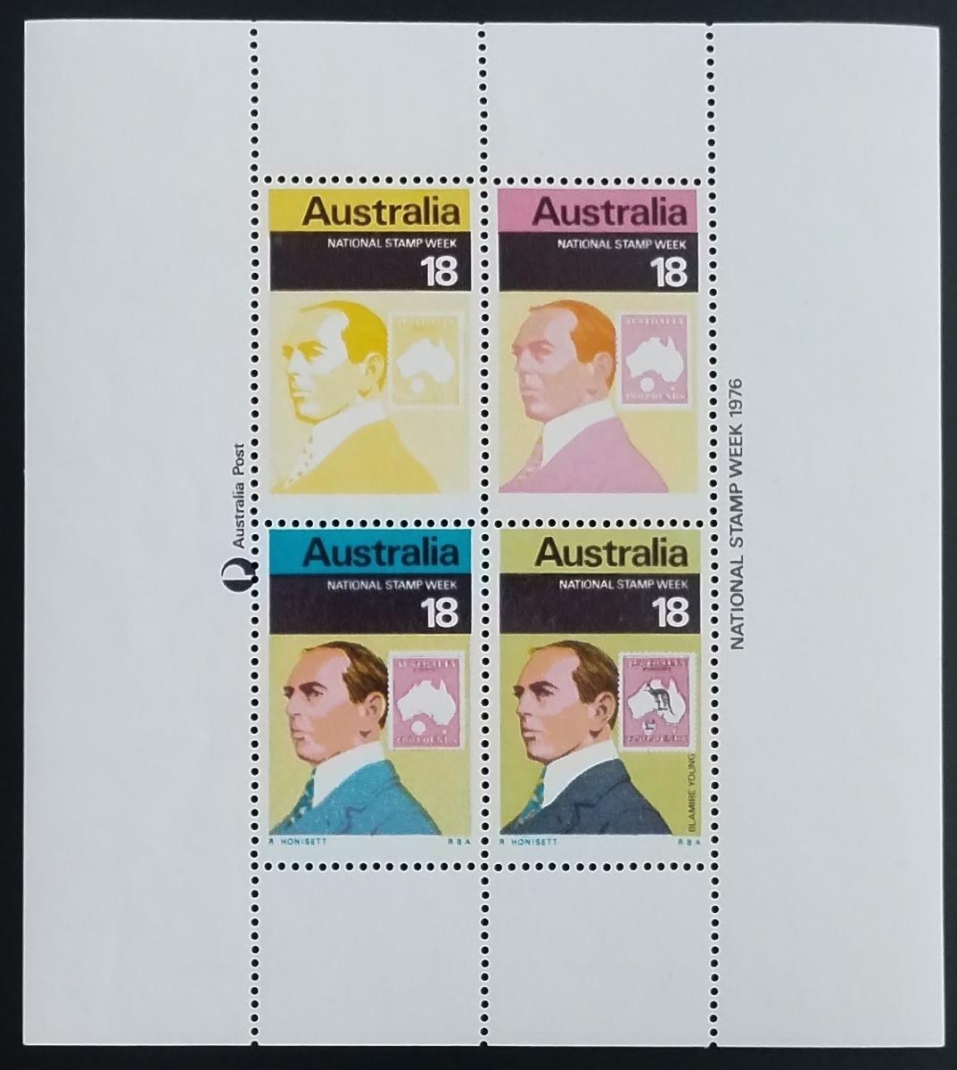 Austrálie 1976 Týden známky a národní filatelie
