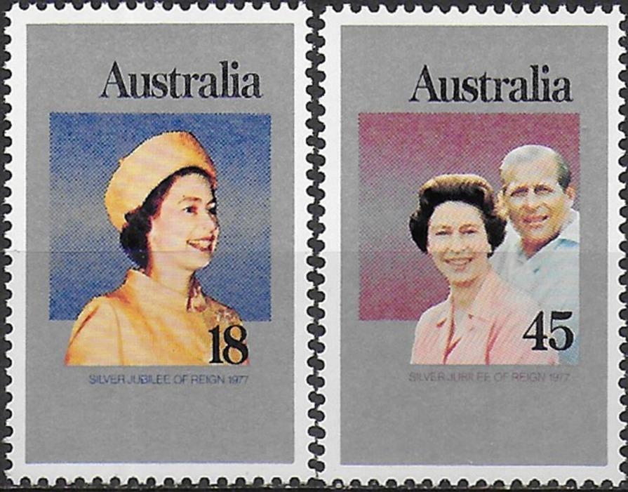 Austrálie 1977 Stříbrné výročí vlády královny Alžběty II.
