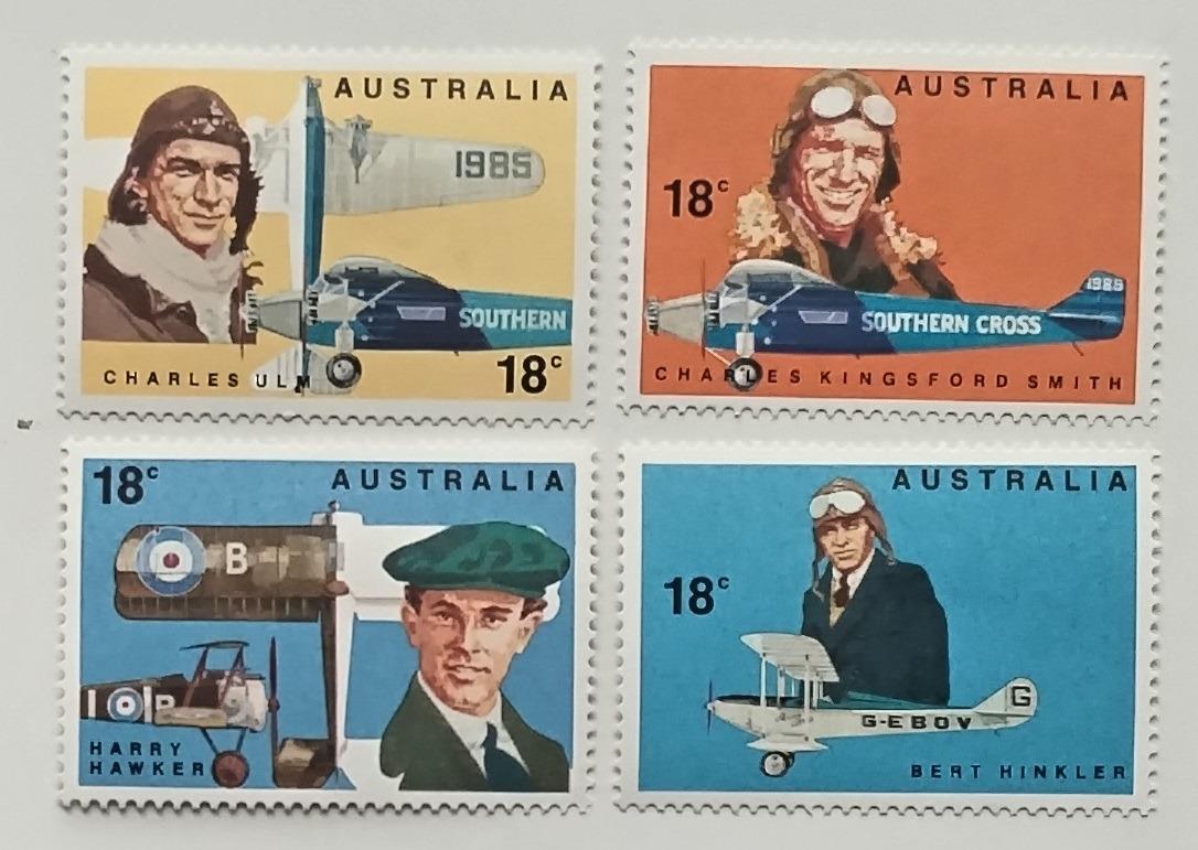 Austrálie 1978 Výročí prvního pacifického letu, Letadla