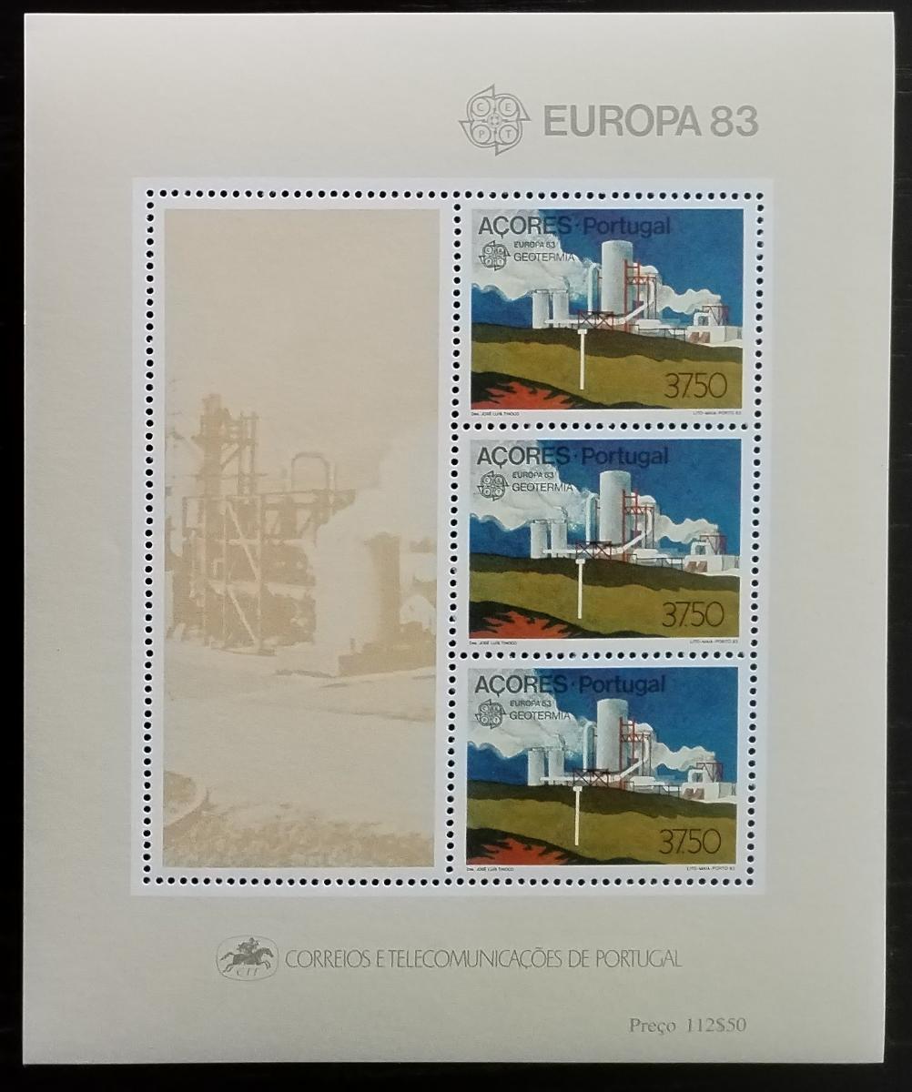 Azory 1983 EUROPA vydání - velké vynálezy a objevy