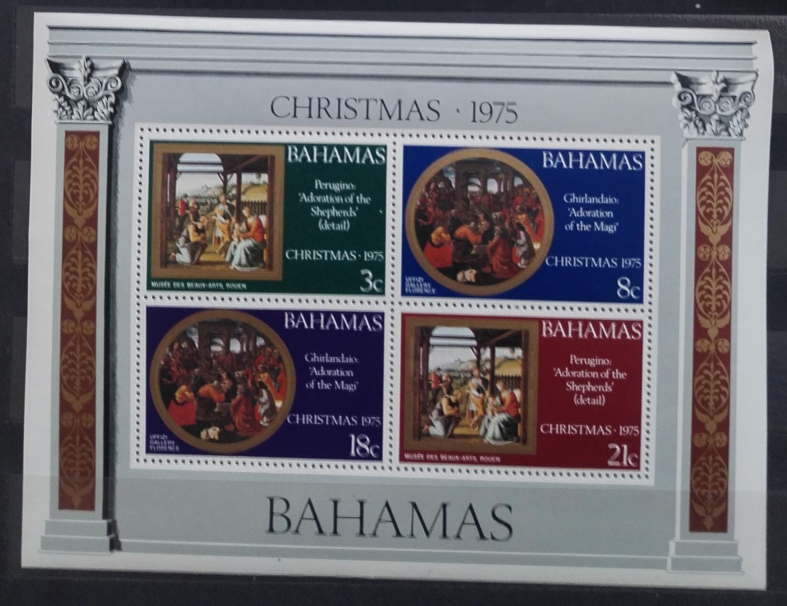 Bahamy 1975 Vánoce a Ježíš v umění