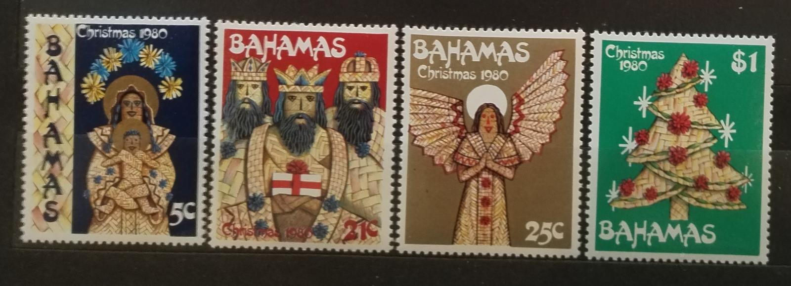 Bahamy 1980 Vánoce a výrobky ze slámy