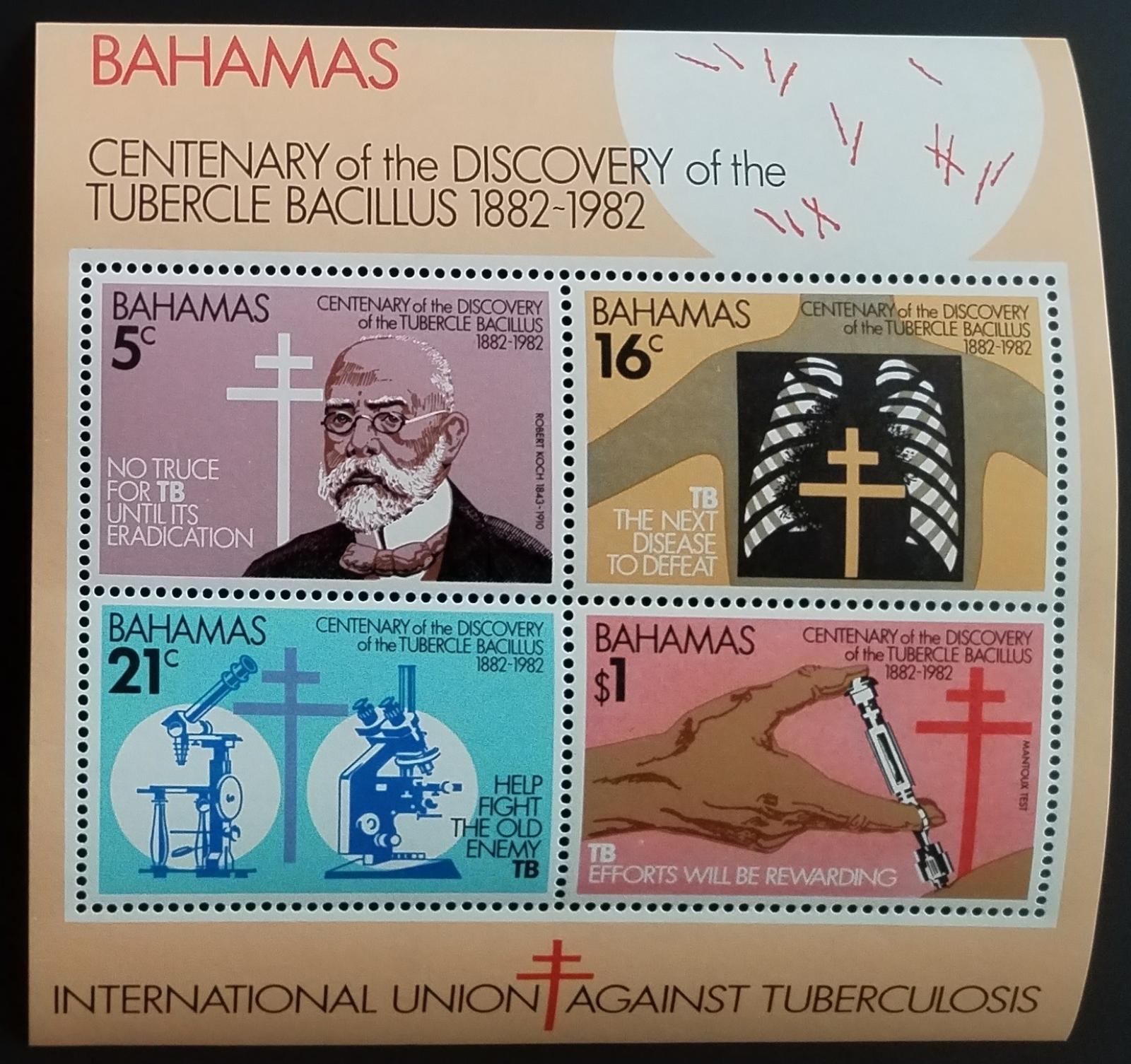 Bahamy 1982 Století objevu Kochova bacila tuberkulózy, Medicína