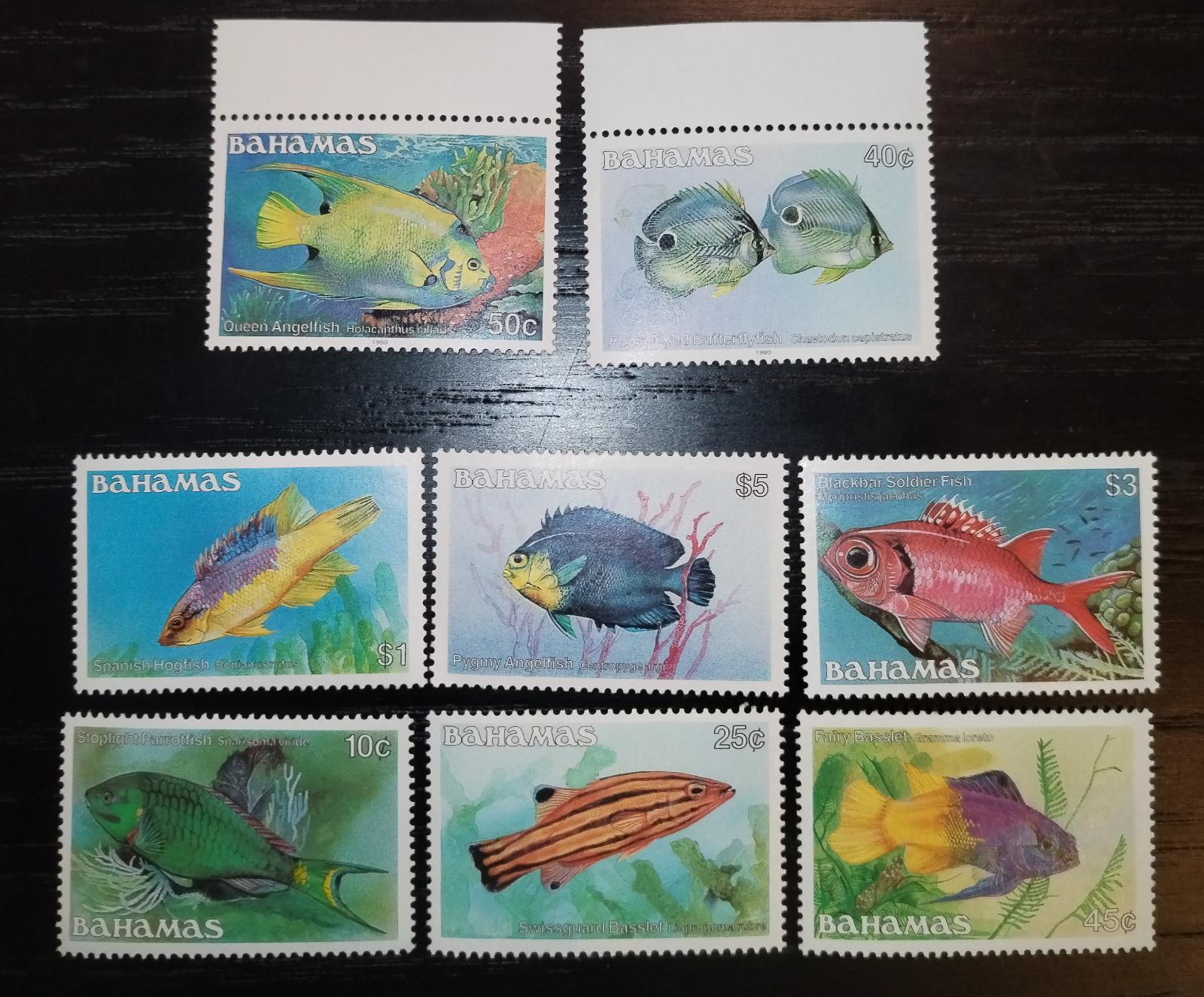 Bahamy 1986-0 Výběr z definitivy: Ryby, vyšší hodnoty po 5$
