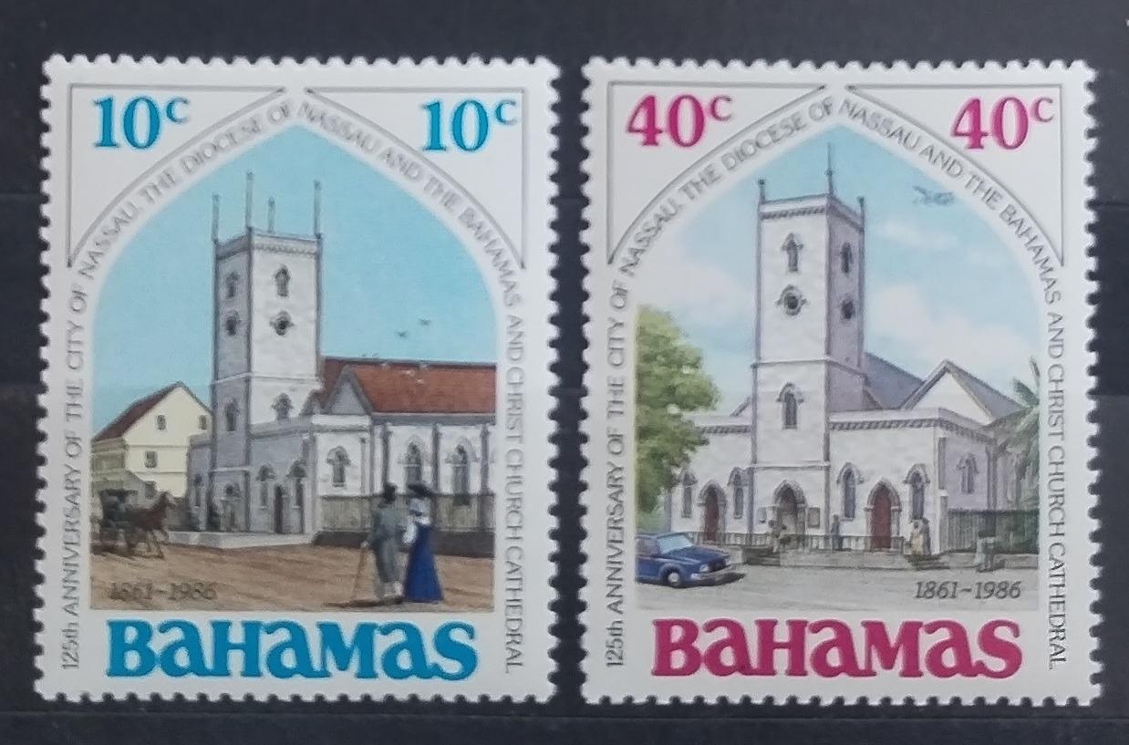 Bahamy 1986 Výročí ostrovní diecéze a kostely