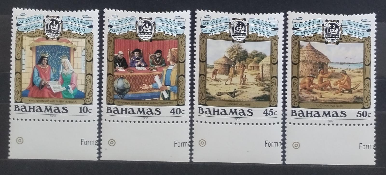 Bahamy 1988 Výročí objevu Ameriky, Historie a kolonizace