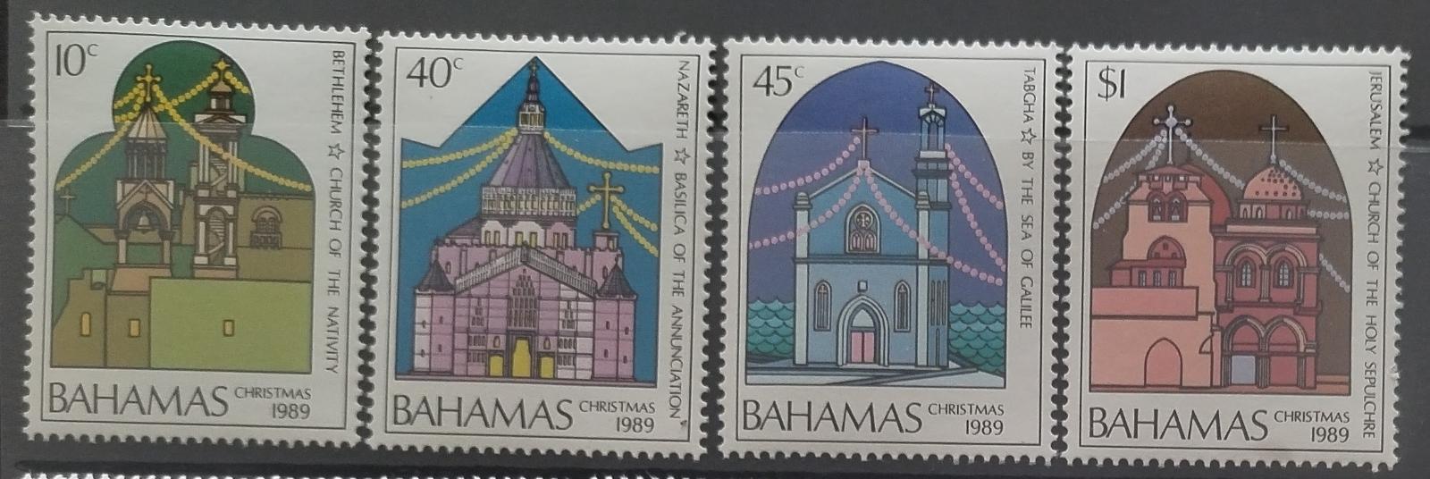 Bahamy 1989 Vánoce a kostely ve Svaté zemi