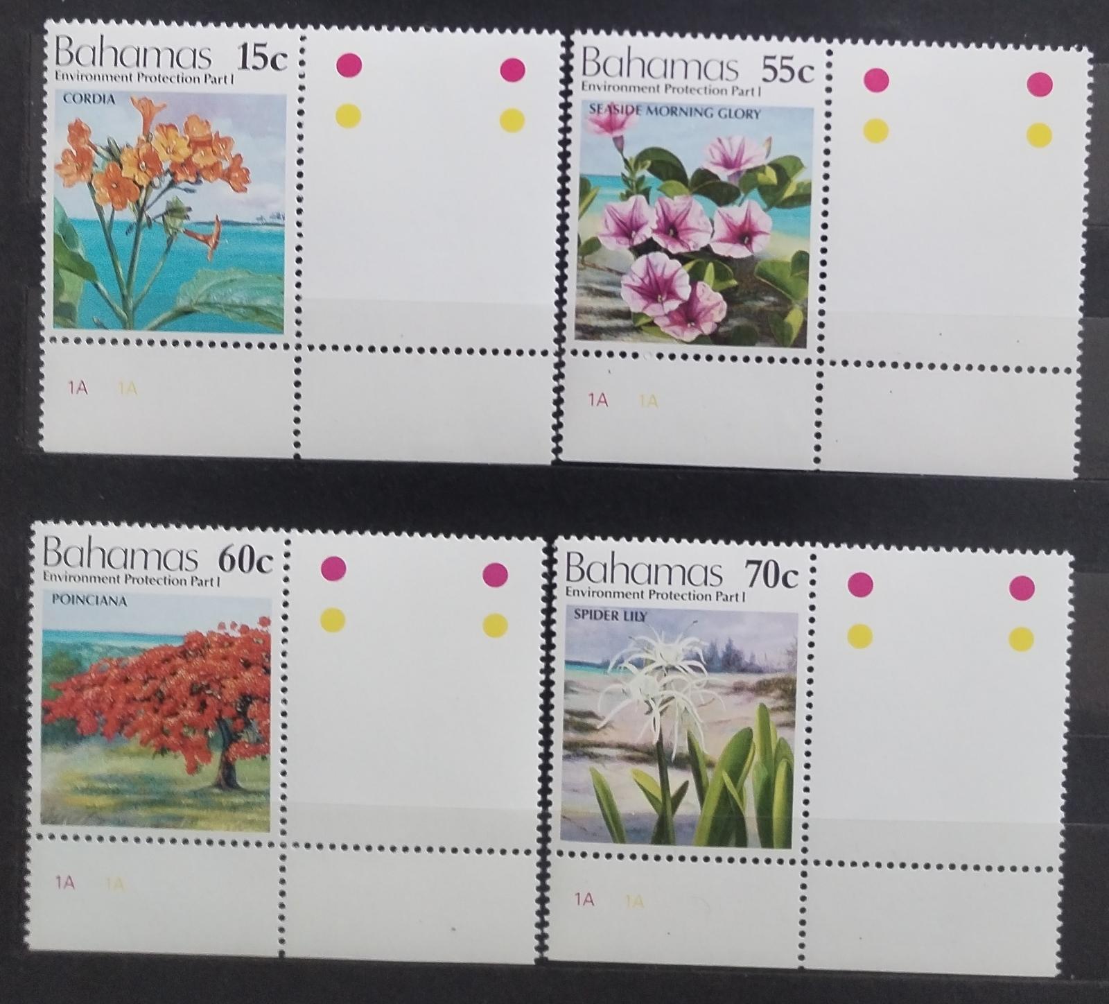 Bahamy 1993 Ostrovní květiny a flora