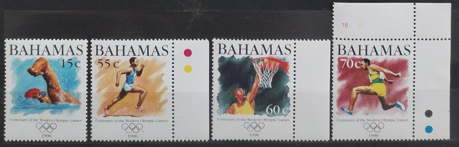Bahamy 1996 Století olympijských her, Olympijské hry a sport (15c roh)