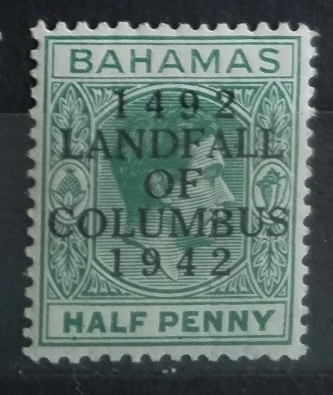Bahamy 1942 SG162 Výročí objevení Ameriky