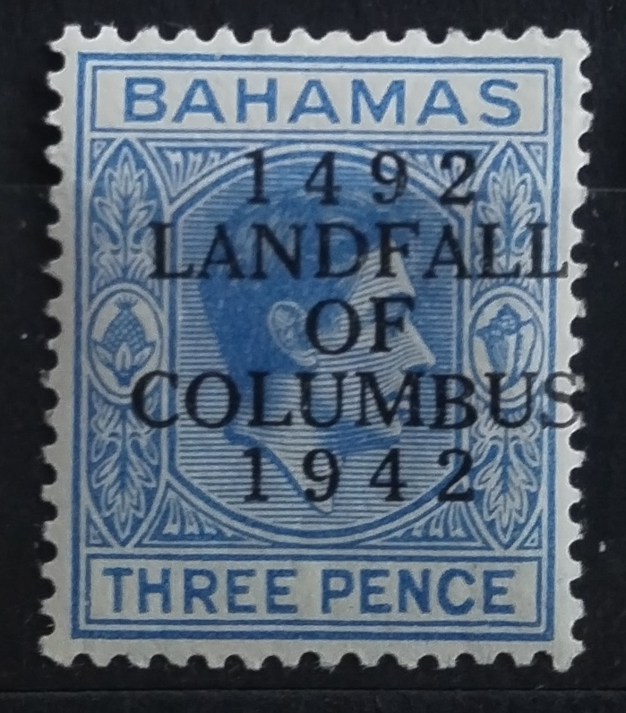 Bahamy 1942 SG167 Výročí objevení Ameriky