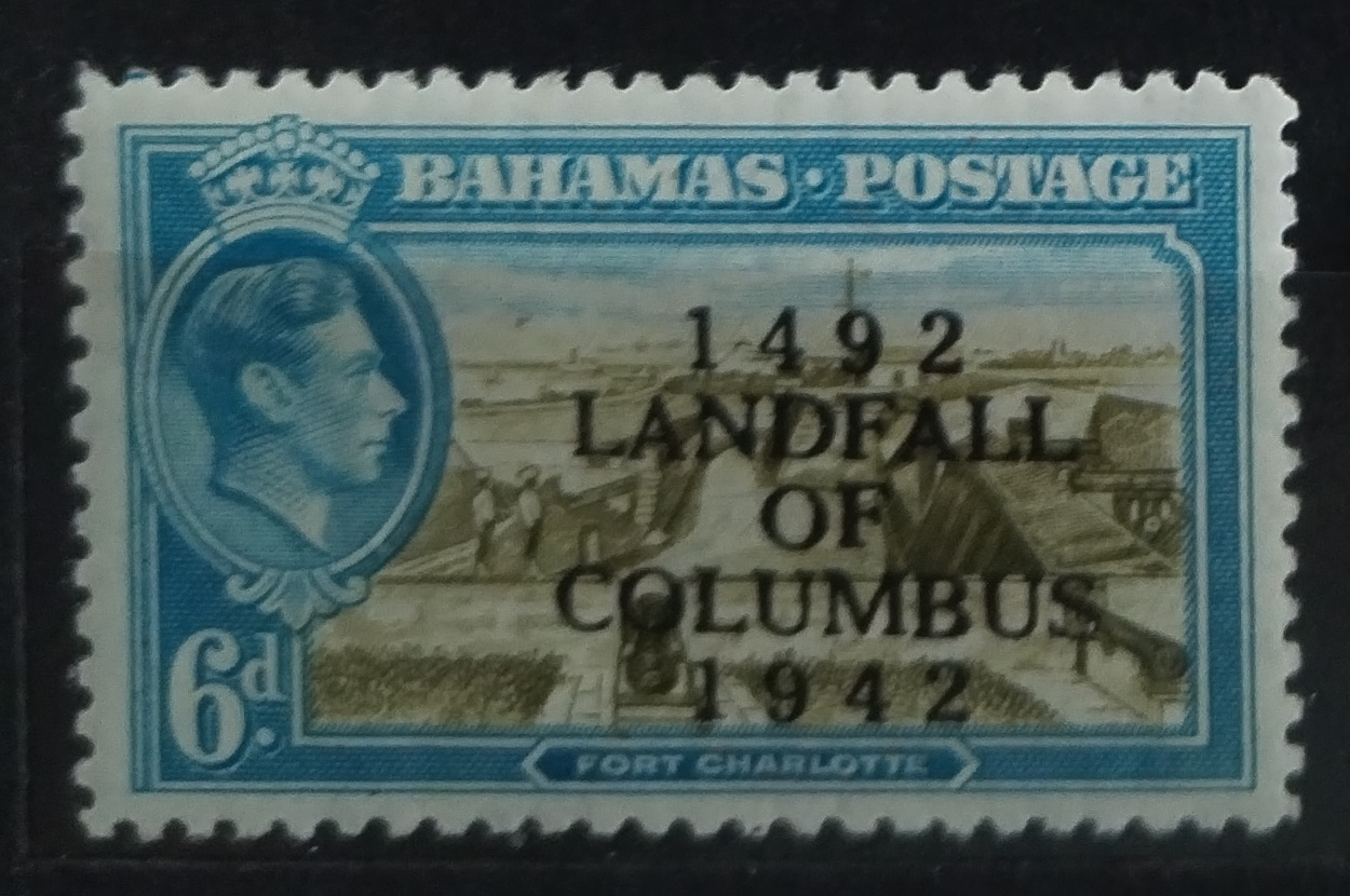 Bahamy 1942 SG169 Výročí objevení Ameriky