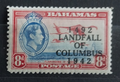 Bahamy 1942 SG170 Výročí objevení Ameriky