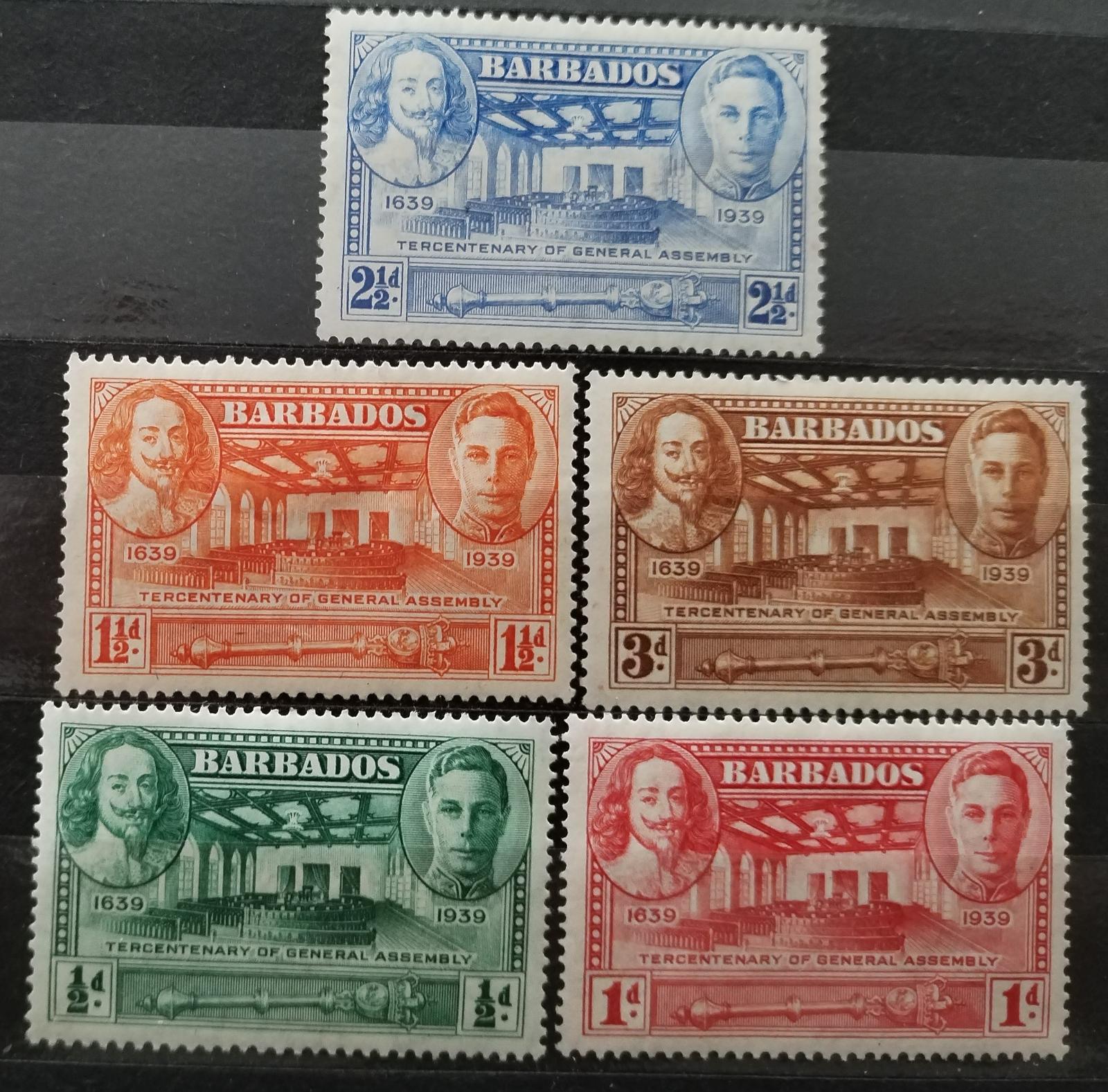 Barbados 1939 18£ Výročí ostrovního parlamentu