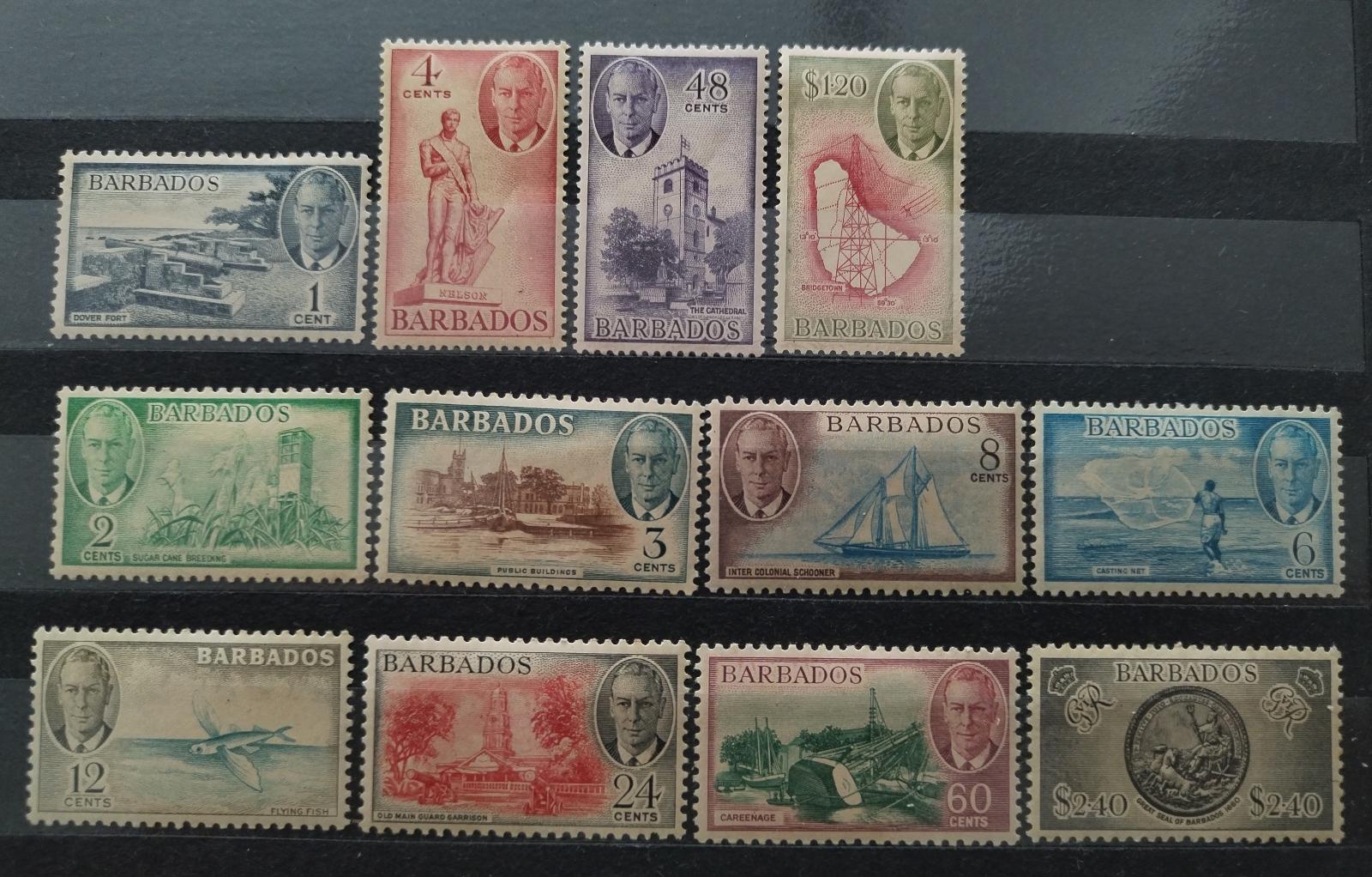 Barbados 1950 55£ Definitiva krále Jiřího VI.