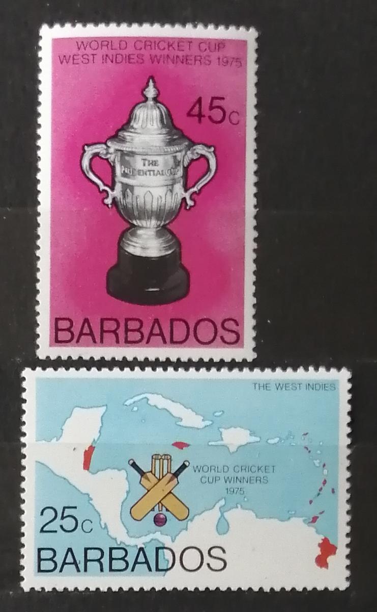 Barbados 1976 3€ Turnaj v kriketu, Sport a mapy