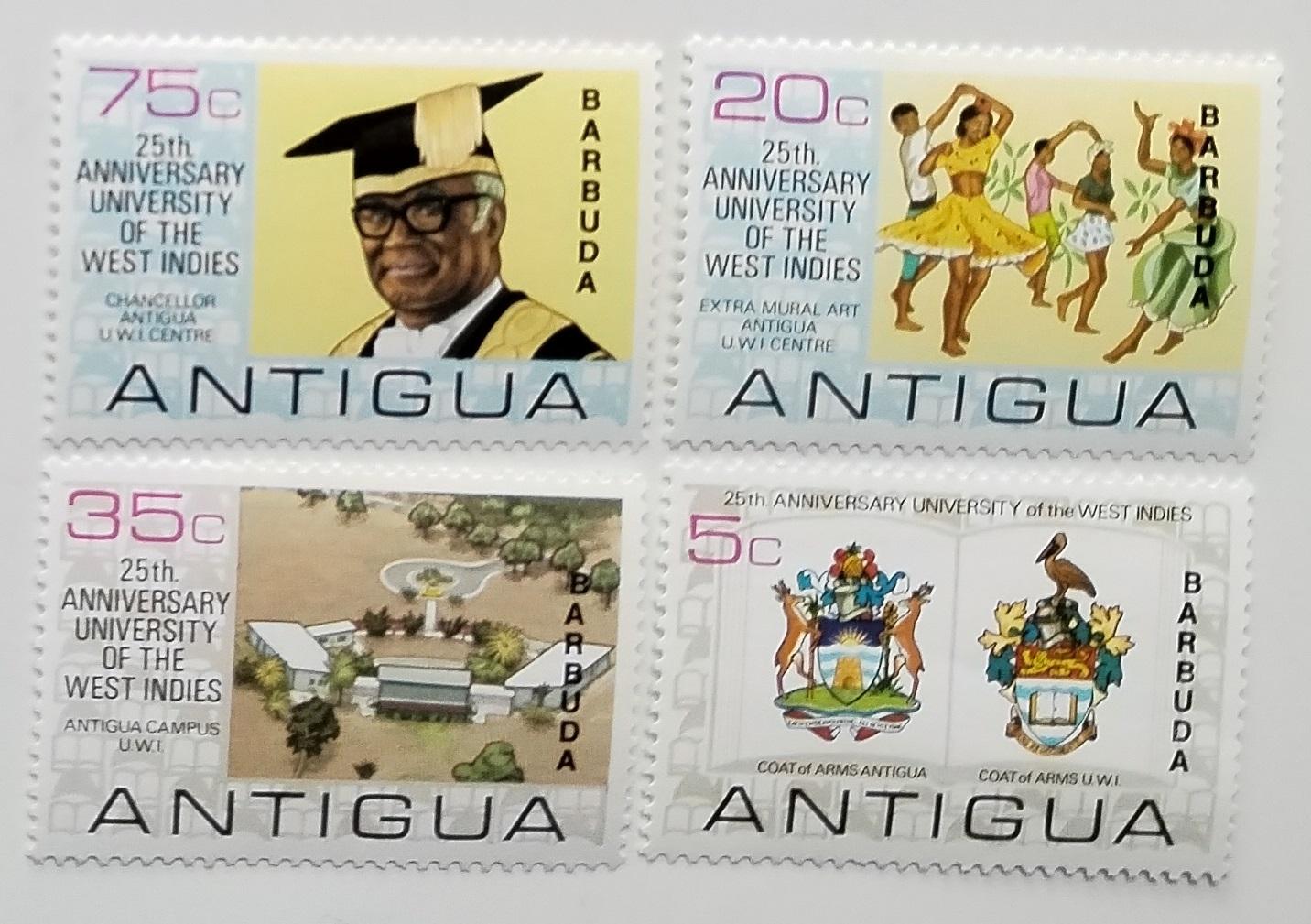 Barbuda 1974 Výročí karibské univerzity