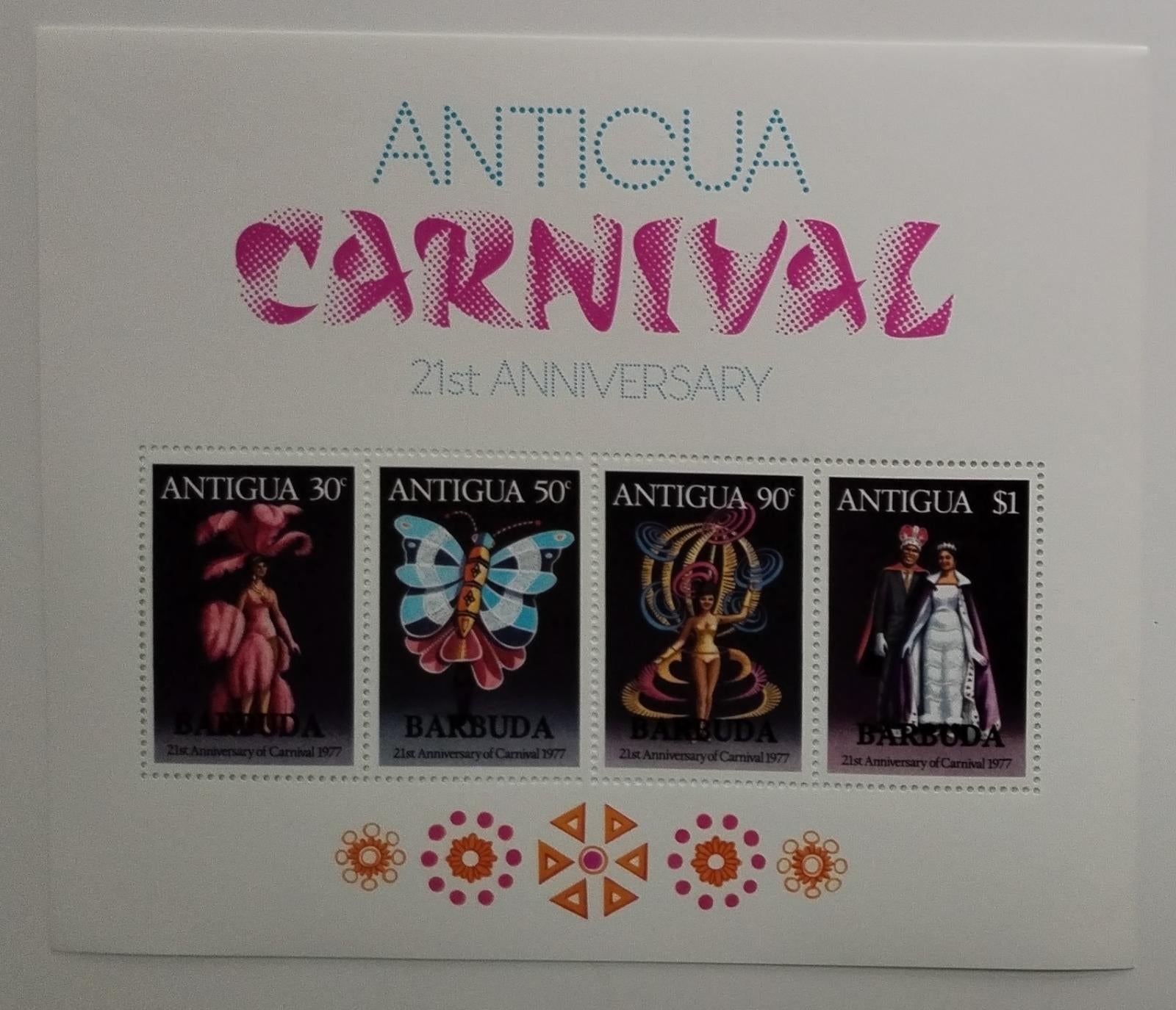 Barbuda 1977 Ostrovní karneval a veselí, Kostýmy
