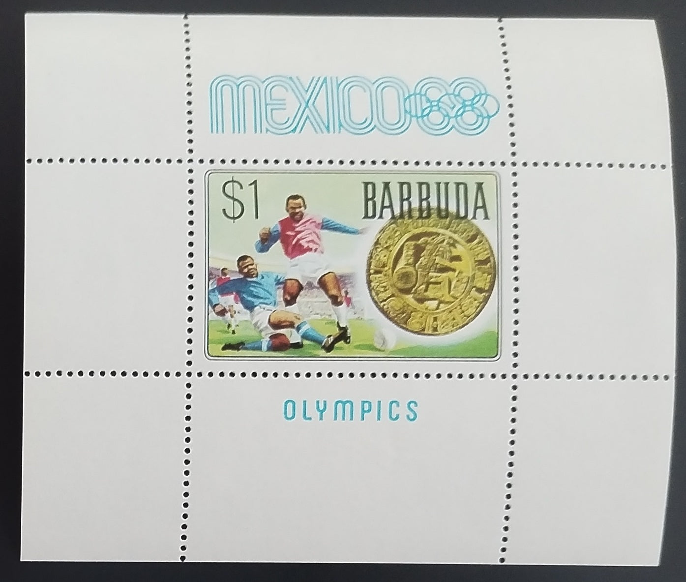 Barbuda 1968 Fotbal a sport, Olympijské hry Mexiko