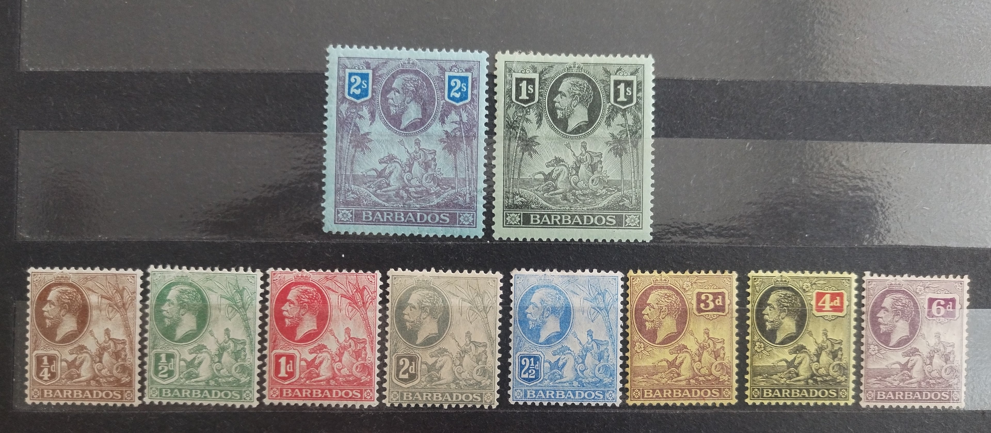 Barbados 1912 120£ Definitiva znaku kolonie Jiří V.