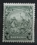 Barbados 1938 SG248 P13.5 Coat of arms of the colony