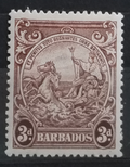 Barbados 1938 SG252 P13,5 Znak kolonie, vada lepu