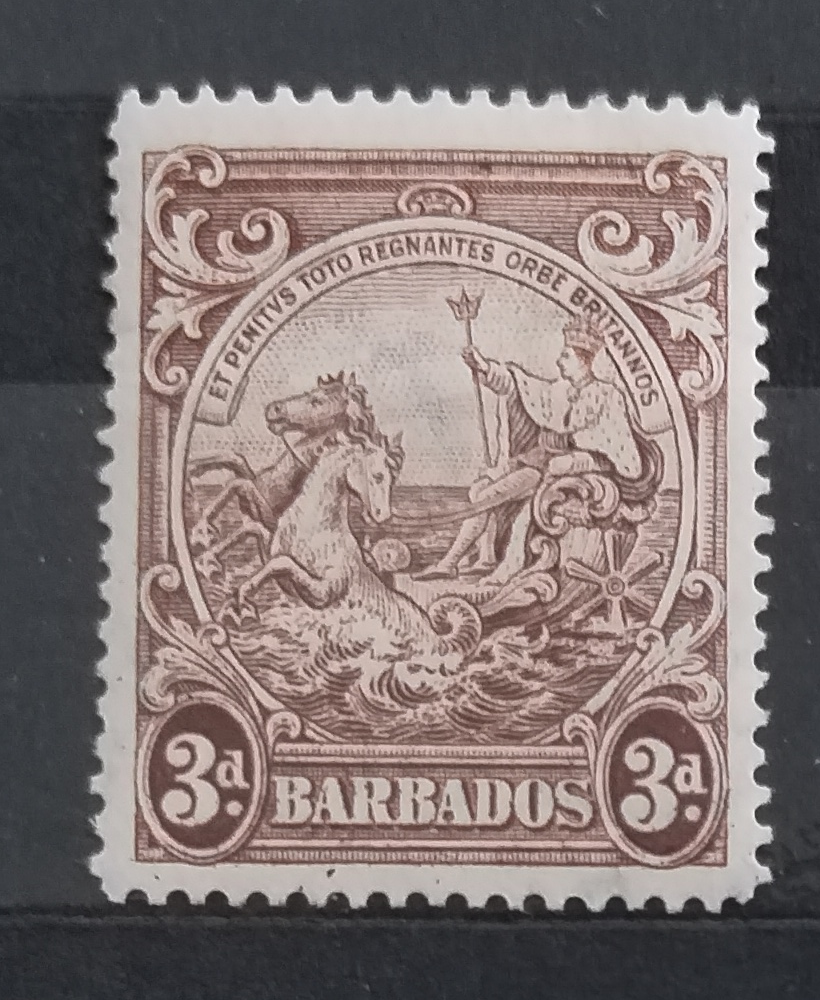 Barbados 1941 SG252a P14 Znak kolonie