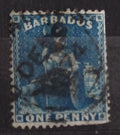 Barbados 1874 SG66 Sitting Britannia 3