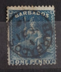 Barbados 1874 SG66 Sitting Britannia 4