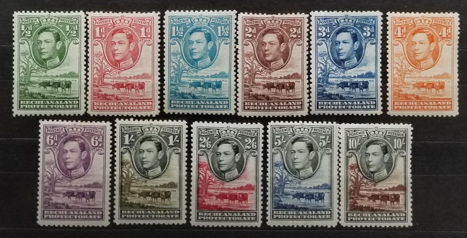 Bečuánsko 1938-2 110£ Definitiva krále Jiřího VI.