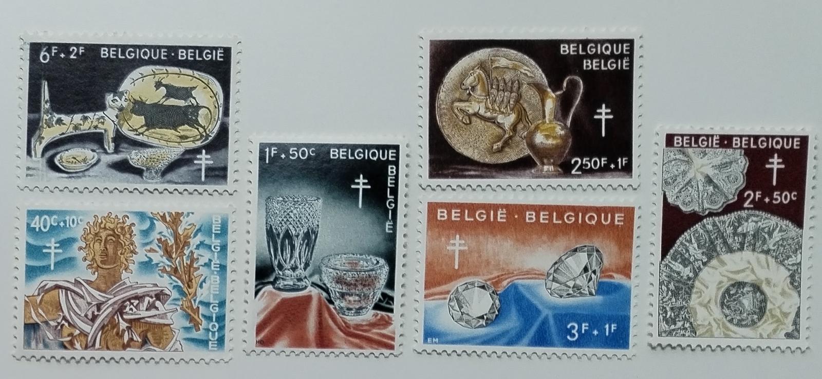 Belgie 1960 11€ Boj proti tuberkuloze, Medicína a řemesla