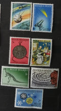 Belgie 1966 Mi.1427-3 Národní výročí - Fosílie, Muzeum, Vesmír&Sondy