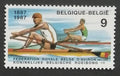 Belgie 1987 Mi.2311 1€ Století veslařství, vodní sporty, nekompl.