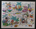 Belize 1985 Bl.74 11€ DISNEY, 30 let Disneylandu, kultury světa