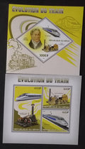 Benin 2015 - Historické a moderní vlaky a lokomotivy