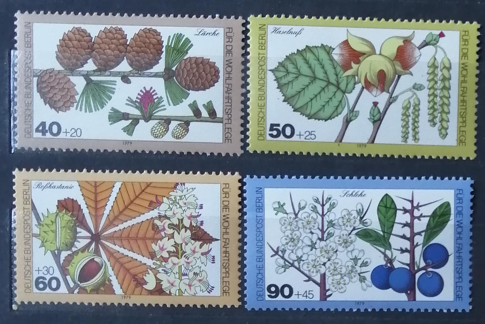 Berlín 1979 4,5€ Lesní plodiny a stromy, keře a ovoce