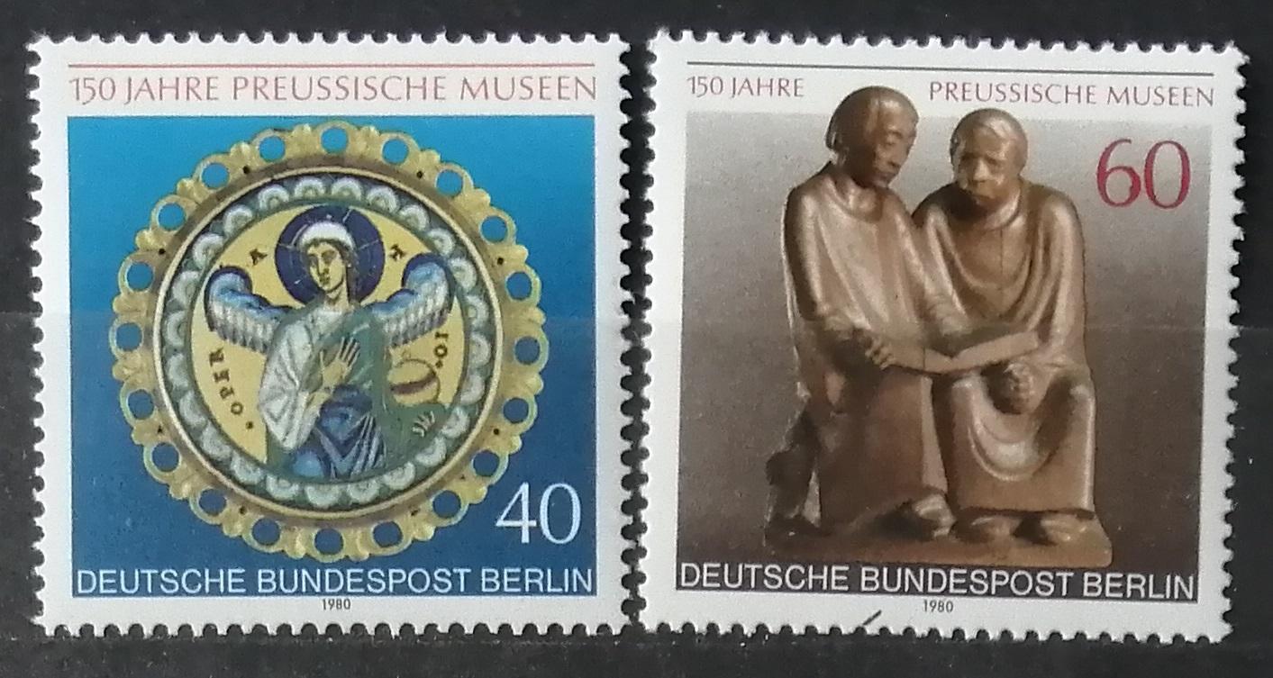 Berlín 1980 Pruské muzeum a artefakty