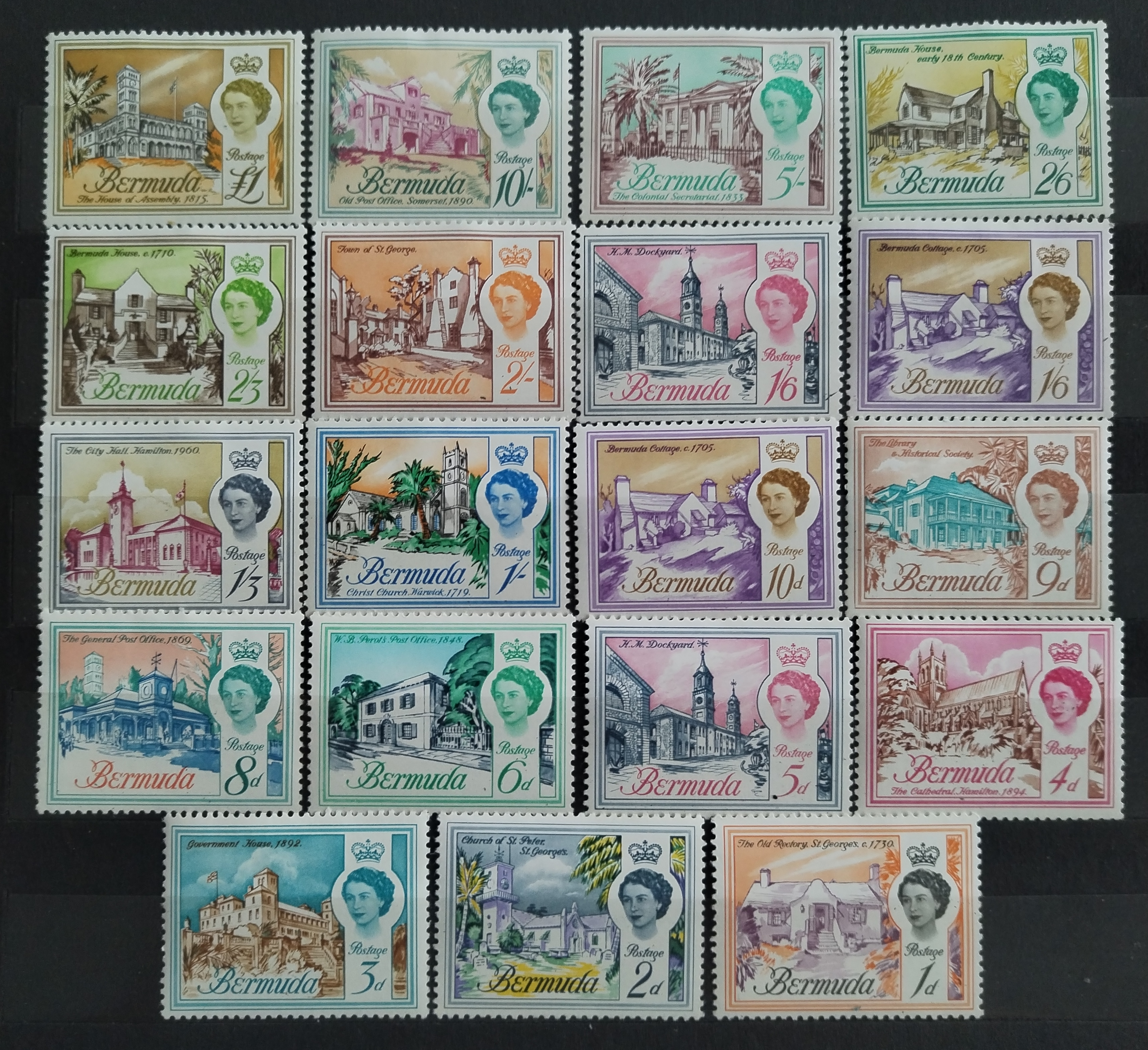 Bermudy 1962 Definitiva: Ostrovní významné budovy