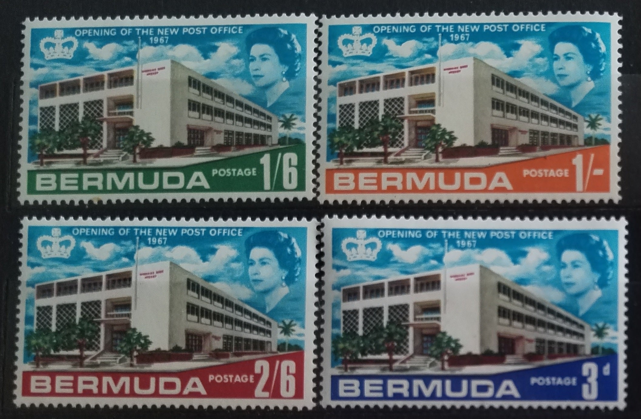Bermudy 1967 Poštovní budova