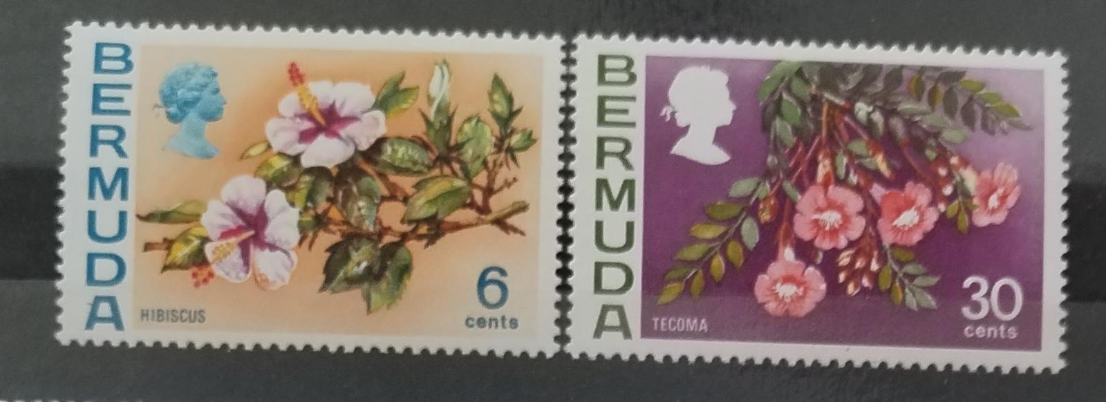 Bermudy 1970 výběr z definitivy ostrovních květin a flora