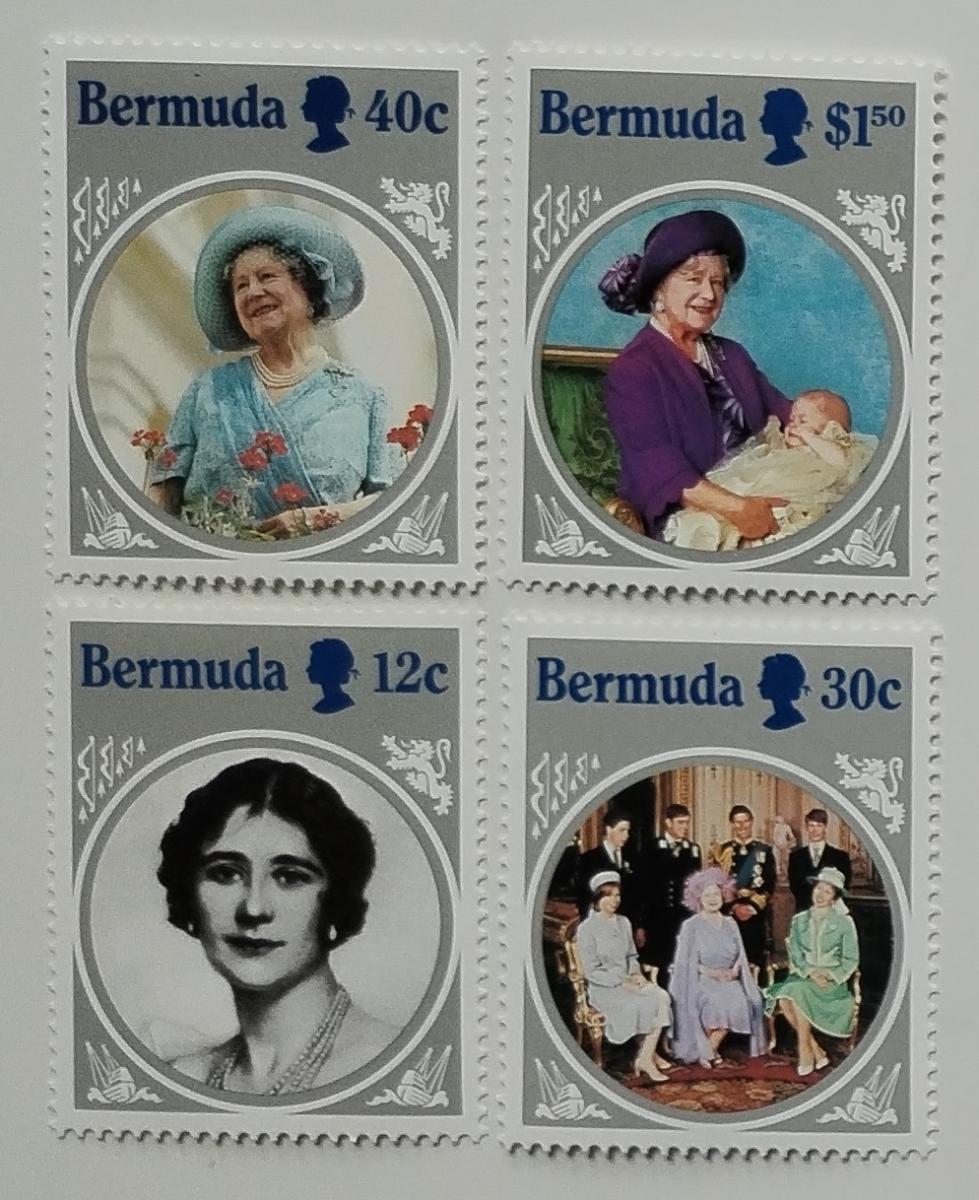 Bermudy 1985 7,5€ Narozeniny královny matky