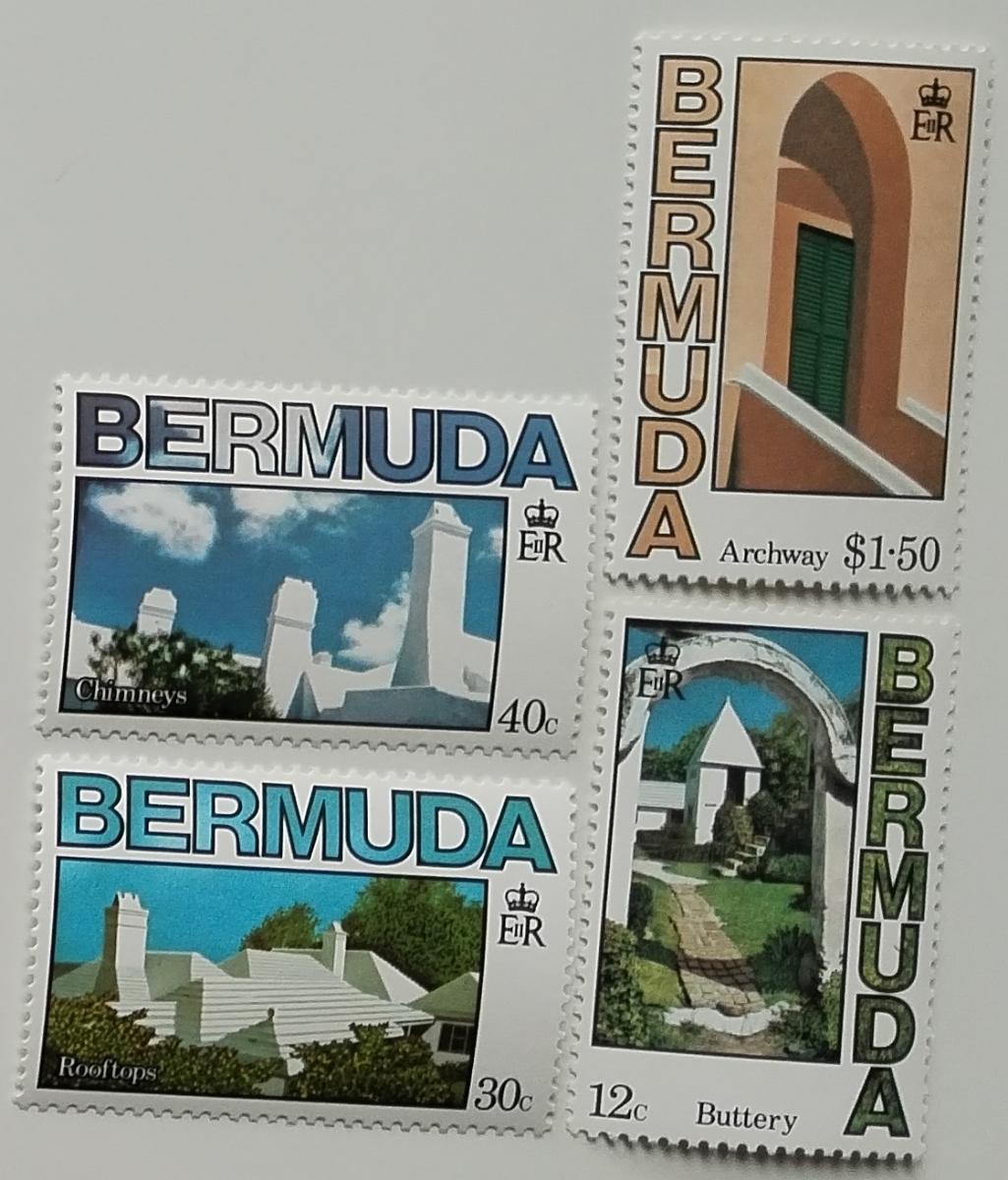 Bermudy 1985 7,5€ Ostrovní architektura a stavby