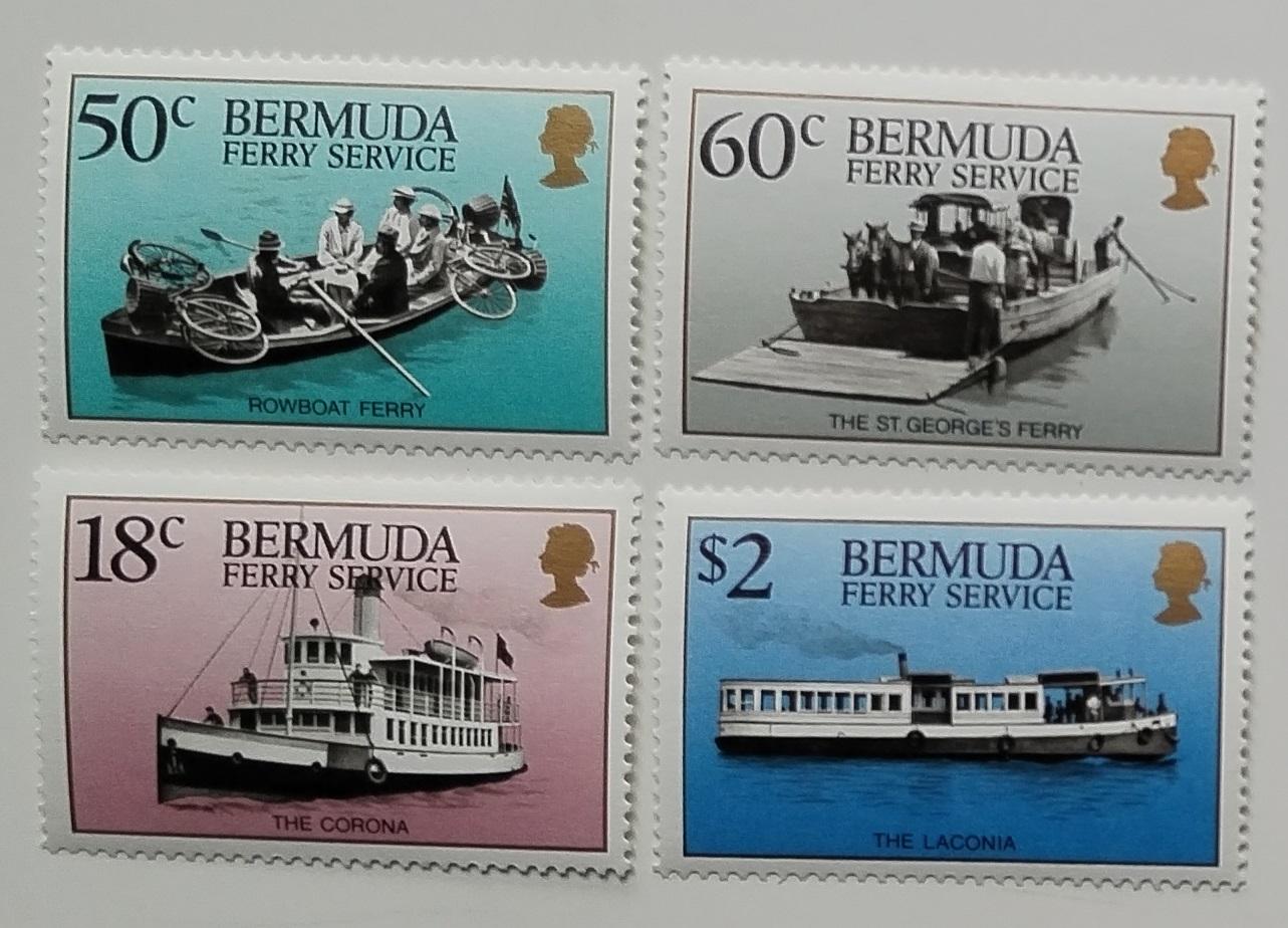 Bermudy 1989 8€ Ostrovní historické lodě a přeprava trajektem