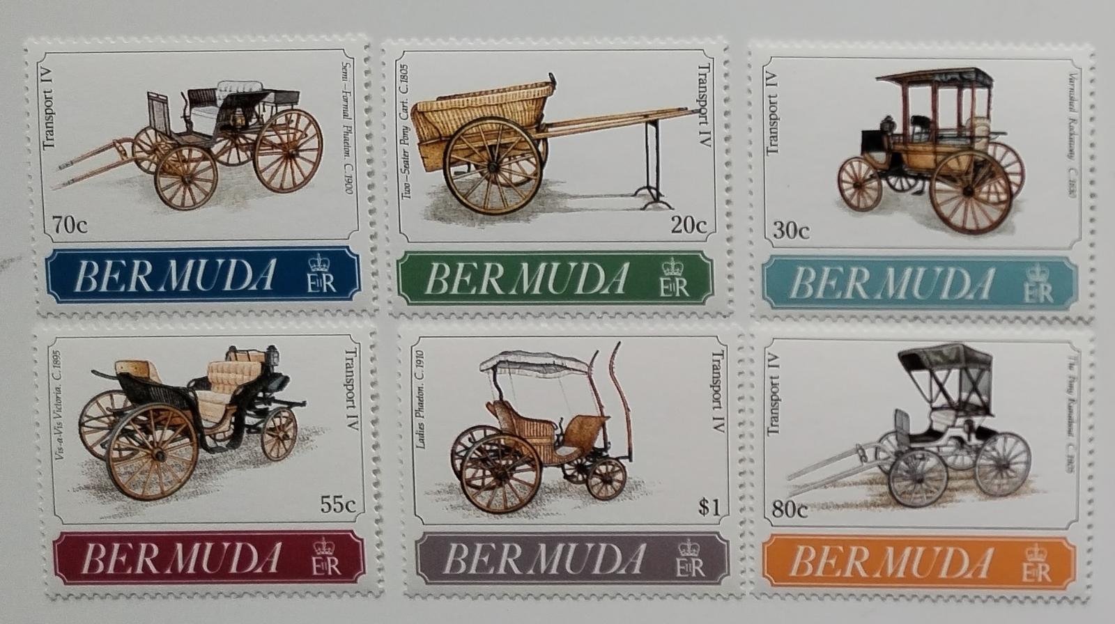 Bermudy 1991 13€ Historické povozy a kočáry