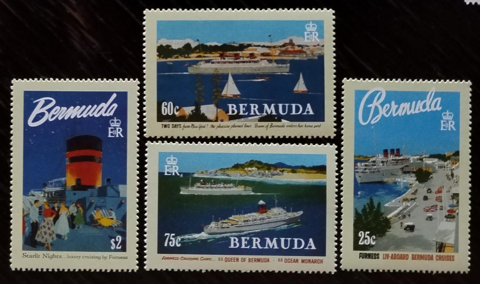 Bermudy 1993 12€ 75 let okružní linky parníků, Lodě