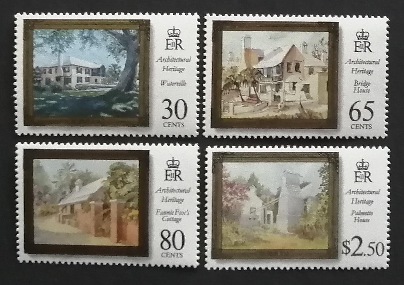 Bermudy 1996 11€ Ostrovní architektura historie a domy