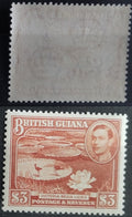 Britská Guyana 1938-51 P14x13 3$ Lekníny a flora