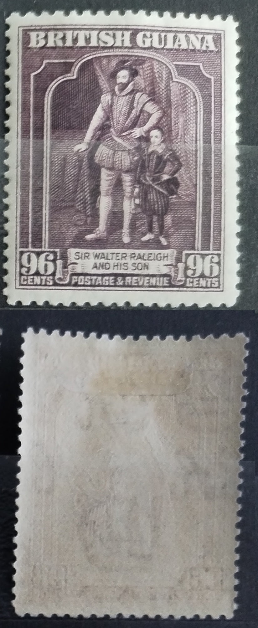 Britská Guyana 1938-51 P14x13 96c